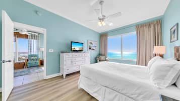 Condo, 1 cama Queen e sofá-cama, vista para o oceano (Leeward Key 1106) | 2 quartos