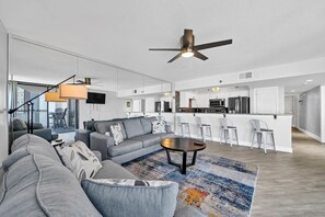 Condo, Multiple Beds, Beach View (Mainsail 443) | Living area - Mainsail 443 (Miramar Beach)