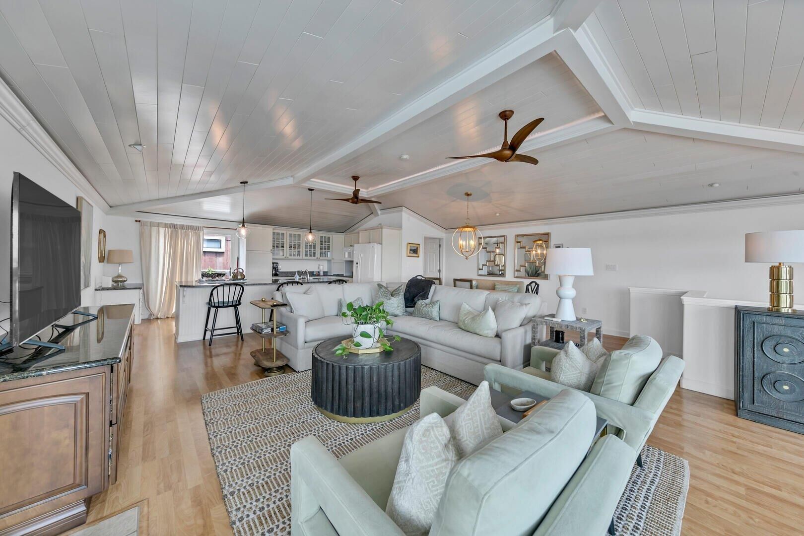 Condo, várias camas (Henderson Haus) | Área de estar