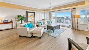 Condo, Multiple Beds (Harbor Landing 101B) | Living area - Harbor Landing 101b (Destin)