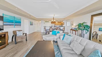 Condo, Multiple Beds (Harbor Landing 101B) | Living area