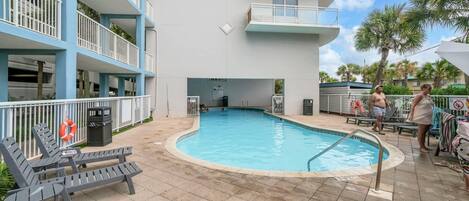 Condo, 1 King Bed with Sofa bed, Beach View (Destin West Gulfside 205) | Pool | 2 outdoor pools, a heated pool