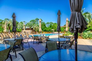 Appart'hÎtel, plusieurs lits (Redfish Retreat) | Restauration extérieure
