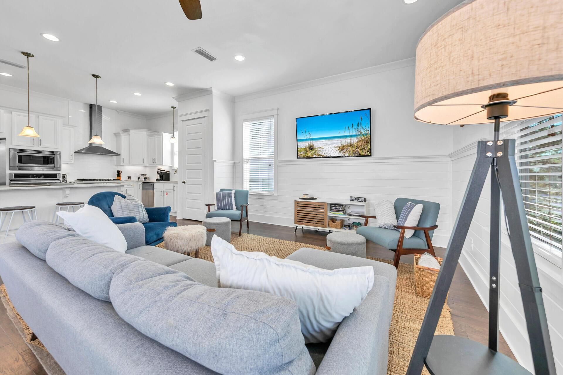 獨棟房屋, 多張床 (Peace of Blue) | 起居區