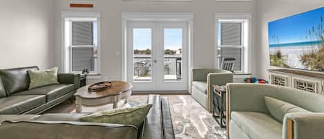 Condo, Multiple Beds, Canal View (Completely Coastal) | Living area