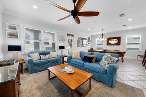 独立别墅, 多张床 (A Spyglass) | 起居区