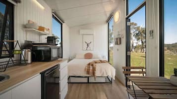 1 makuuhuone, vuodevaatteet