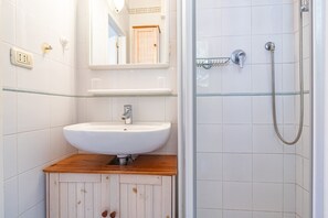 Shower, hair dryer
