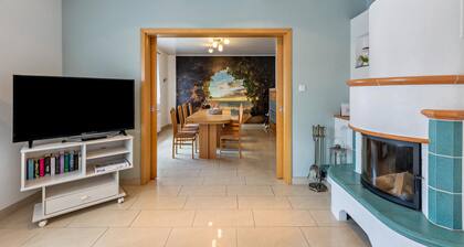 Ferienwohnung 'Idylle Auf Dem Land Mit Kamin' mit Gemeinschaftsgarten und WLAN