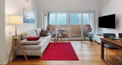 Ferienwohnung 'Gustel' mit Bergblick, Balkon und WLAN