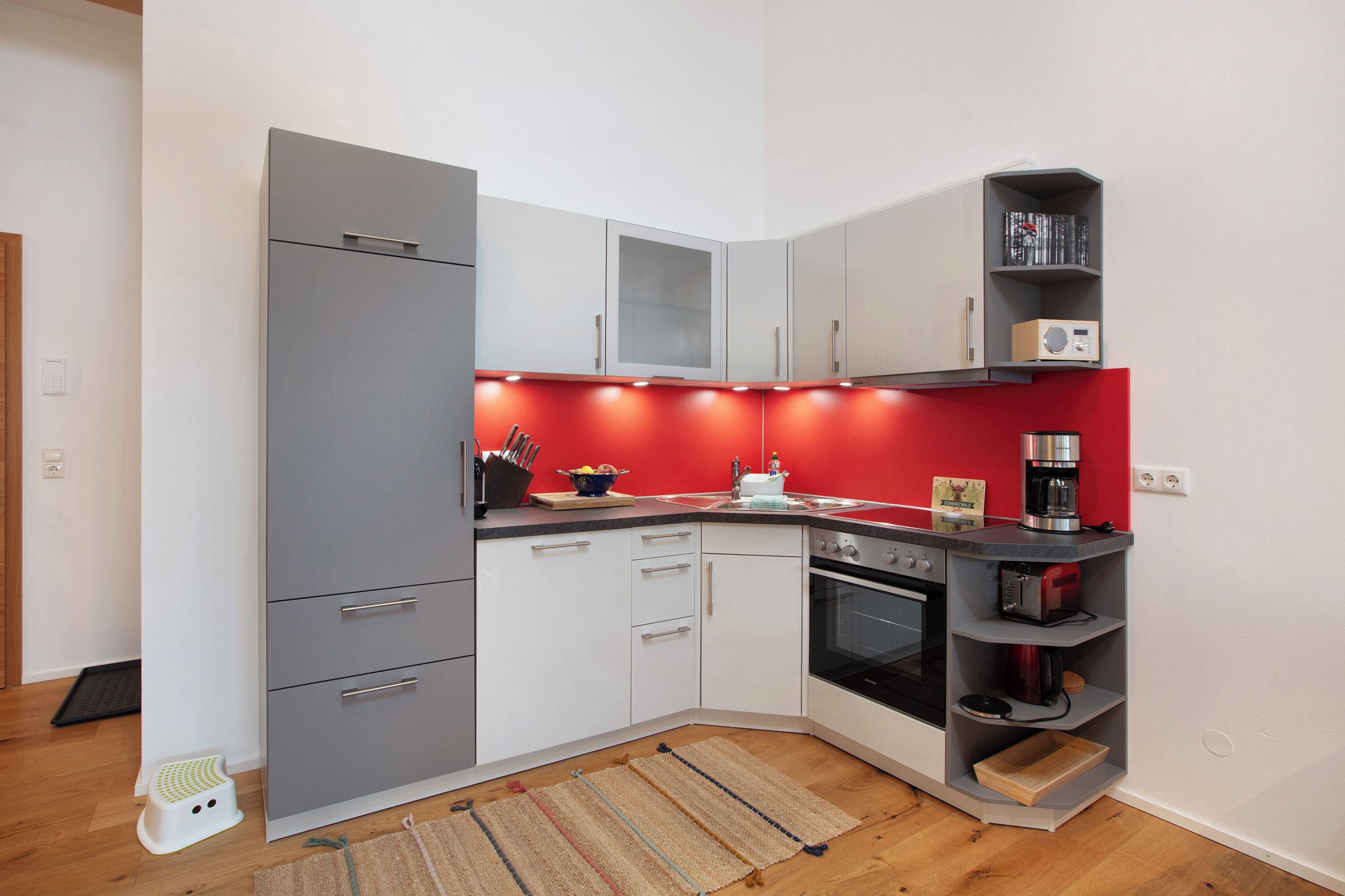 Kühlschrank, Ofen, Herdplatte, Geschirrspüler