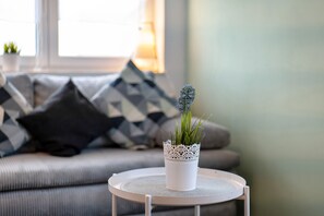 TV - Apartment 'Ferienwohnung Mit Eigenem Eingang' with Private Terrace, Wi-Fi and Air Conditioning (Deggenhausertal)