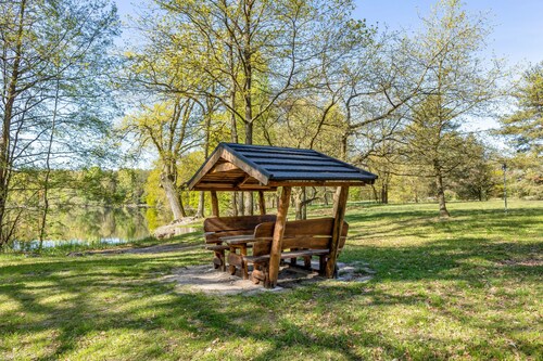 Ferienhaus 'Ferienhaus Großtrappe, Barrierefrei' mit privater Terrasse, privatem Garten und WLAN