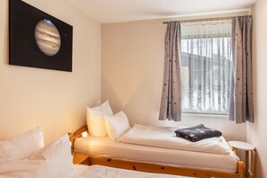 2 habitaciones, wifi gratis y ropa de cama