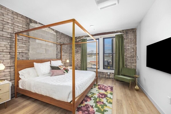 1 室のベッドルーム、デスク、アイロン / アイロン台、WiFi