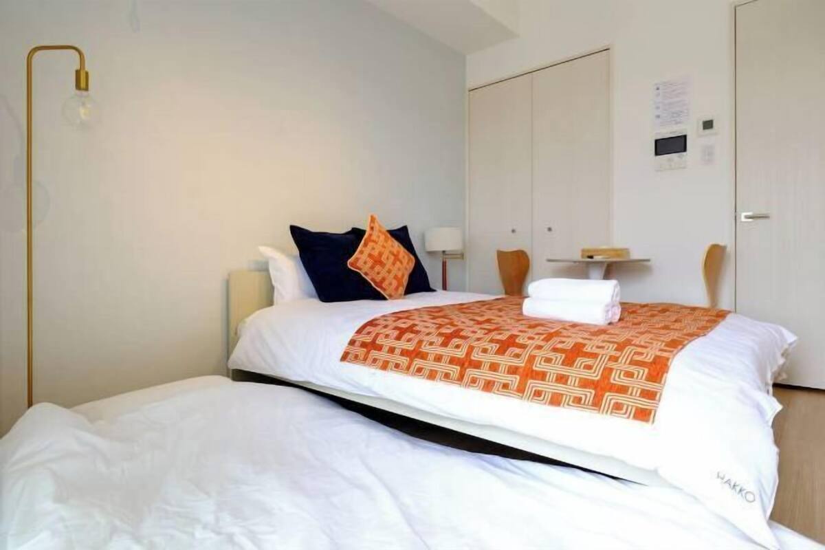 Individually decorated, individually furnished, iron/ironing board