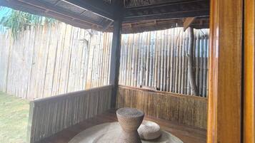 Superior Bungalow, Sea View | Terrace/patio