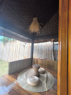 Superior Bungalow, Sea View | Terrace/patio