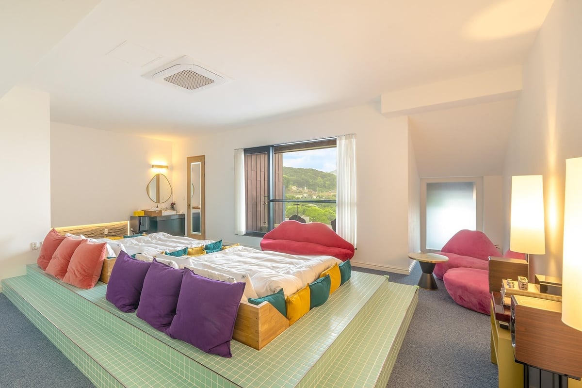 Chambre, 1 chambre (Standard twin_yellow) | 1 chambre, Wi-Fi gratuit
