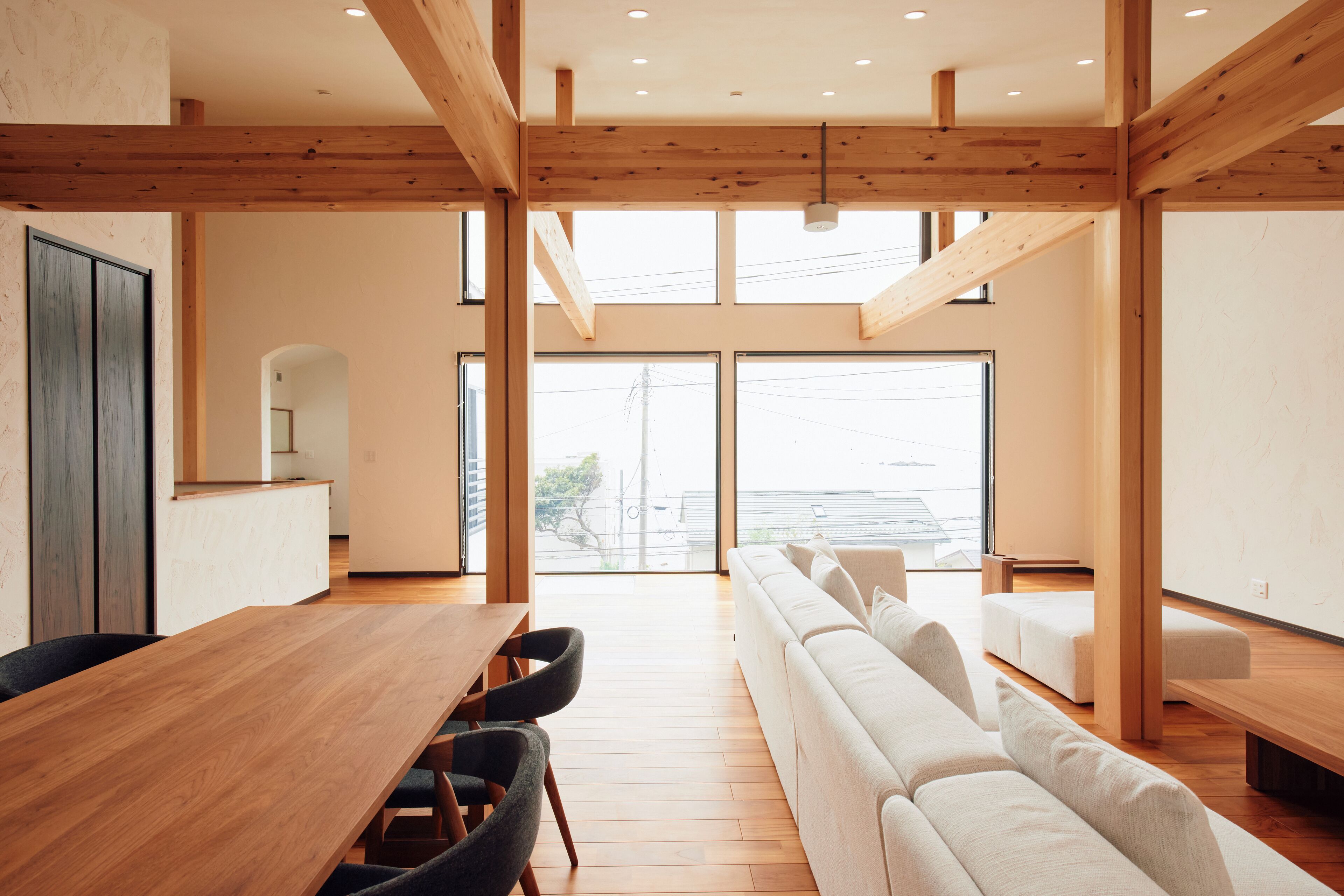 Design Villa | Living area | 100-inch Smart TV with cable channels