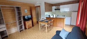 TV - Appartement Balcon S/O et vue Panoramique Valloire 4 Personnes - 1 Chambre (Valloire)