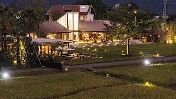 Front of property - evening/night