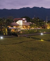 Front of property – evening/night