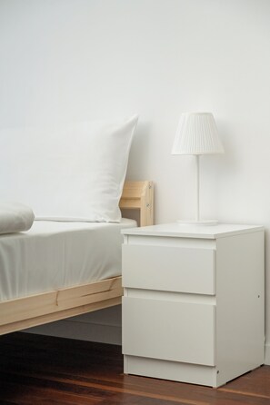 Apartment, 1 Bedroom, Balcony | 1 bedroom, laptop workspace, iron/ironing board, bed sheets - Wrocław Krzyki Apartment by Renters (Wroclaw)