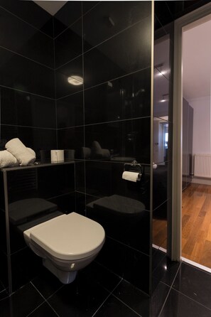 Hair dryer, towels, soap, toilet paper - Cozy quiet stylish apartment in central London near Trafalgar Square  (London)