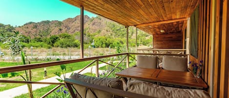Chambre Quadruple Familiale, vue montagne | Vue sur les montagnes