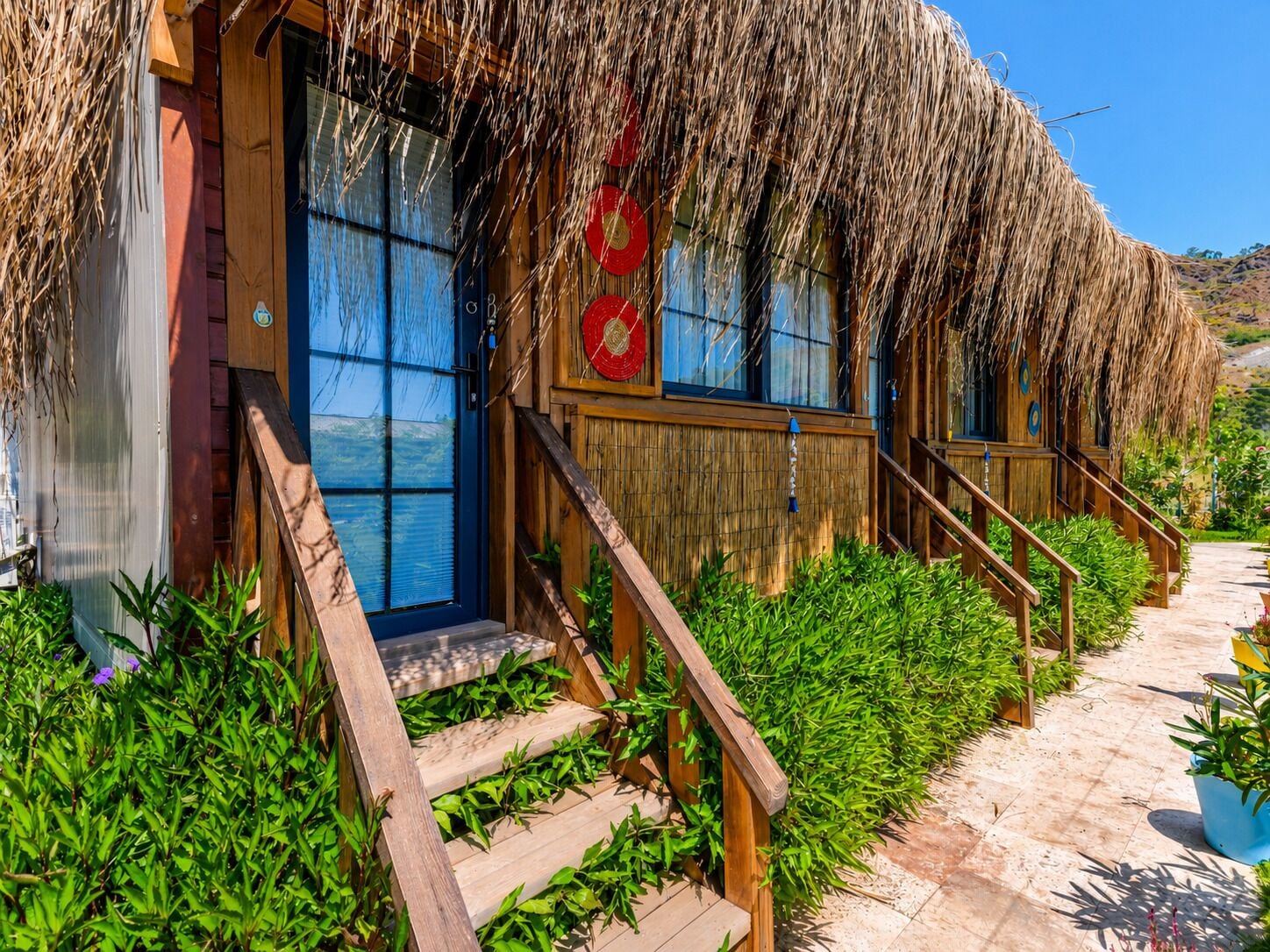 Bungalow familiar, vistas al jardín | Ropa de cama de alta calidad, minibar, wifi gratis y ropa de cama