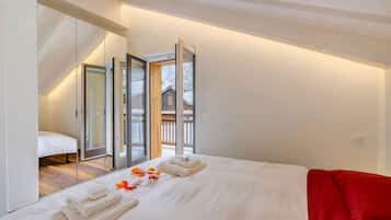 Apartamento família, vários quartos, 2 banheiros (Cimetta) | Vista do quarto