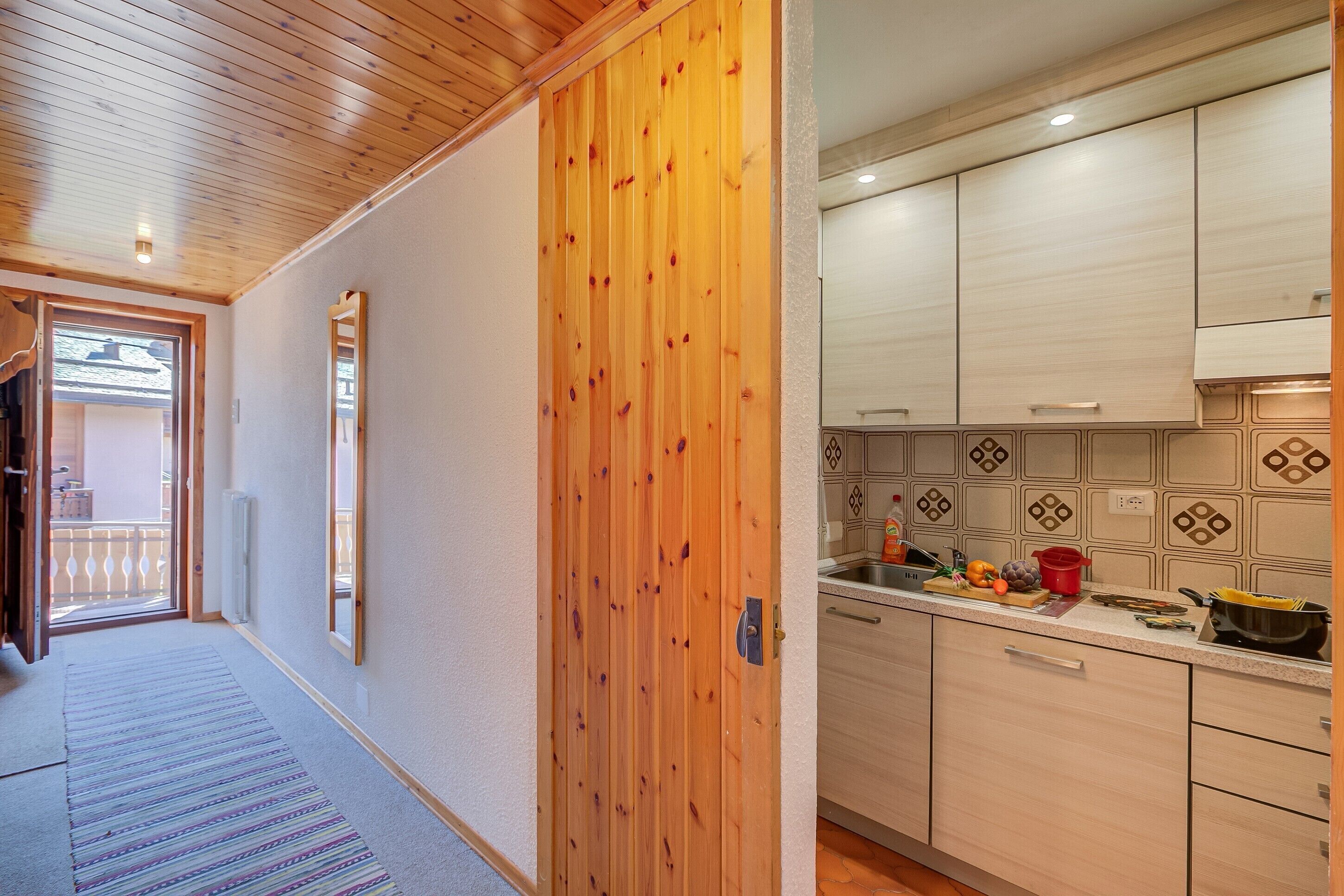 Apartamento família, 1 quarto, terraço, ao lado da montanha (Casa Ciuk) | Cozinha americana privada