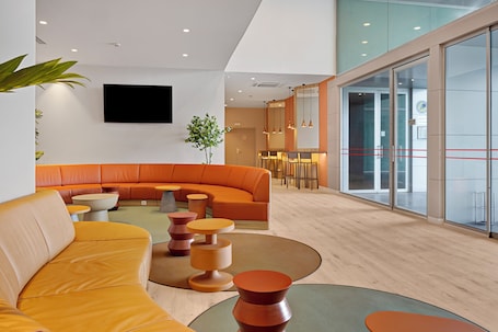 Sala de estar en el lobby