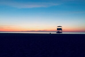 Tæt på stranden