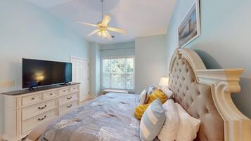 4 bedrooms, internet, bed sheets