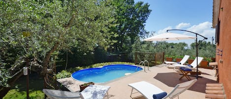 Standard House, Multiple Bedrooms, Mountainside (Casale Pontarello) | Outdoor spa tub