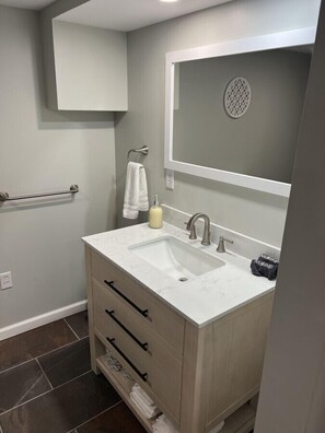 Hair dryer, towels - 2BR Suite w/ Shared Game Room Near Trails + Town (Wellsboro)