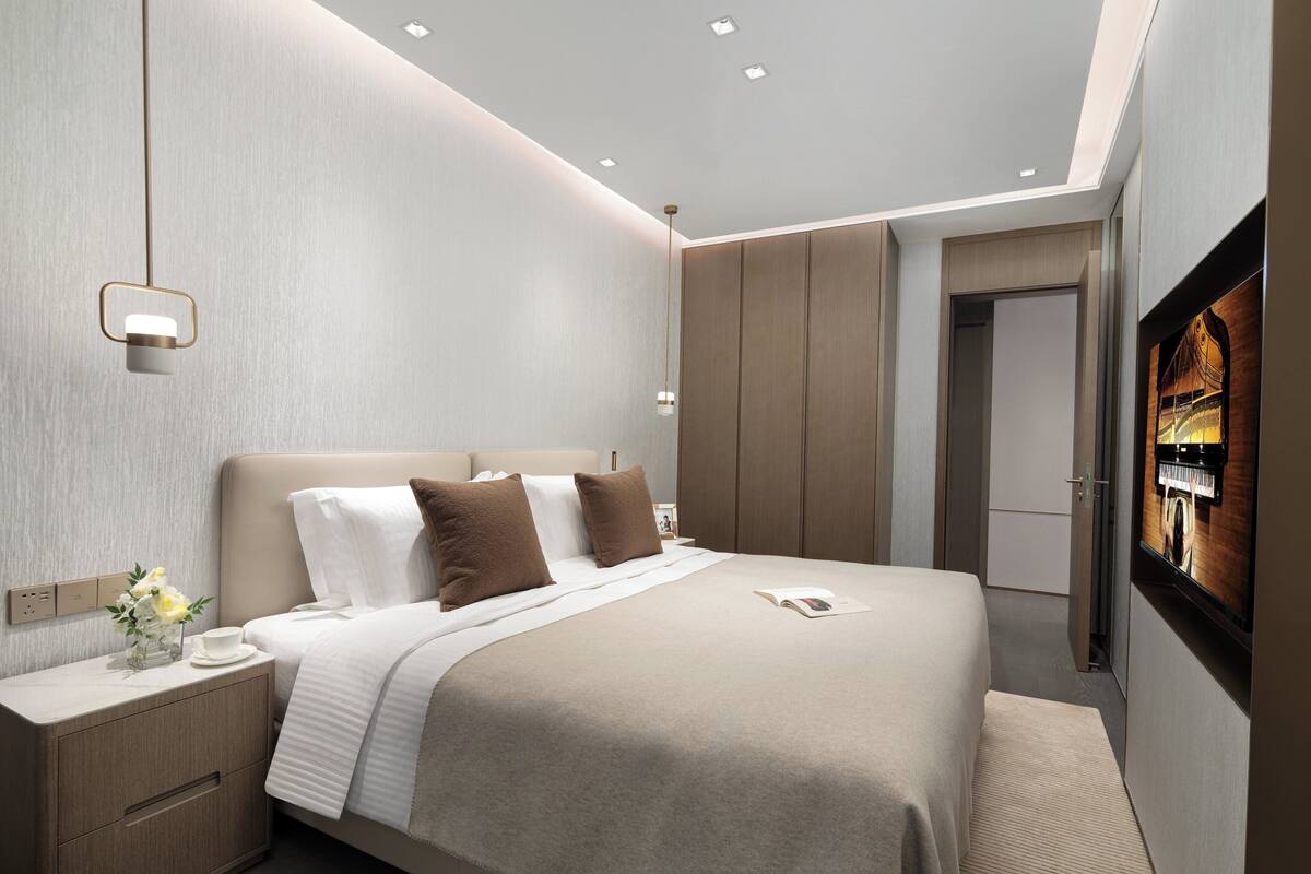 Phòng Deluxe, 2 phòng ngủ | Bộ đồ giường cao cấp, chăn bông, két bảo mật tại phòng 