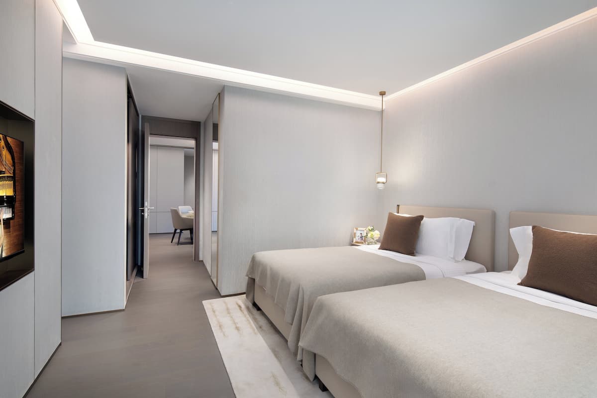 2 habitaciones, ropa de cama de alta calidad y cubrecamas