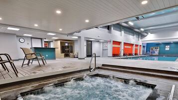 Indoor pool, a heated pool