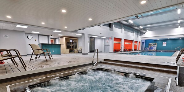 Indoor pool, a heated pool