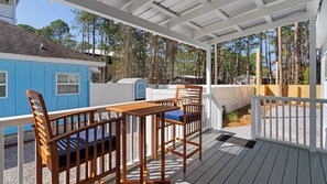 House, Multiple Beds, Patio, Garden View (Slice of Paradise) | Balcony view