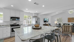 House, Patio, Garden View (171 Seacrest) | Private kitchen - 5 Minutes to the Beach; Old Florida Charm + Modern Upgrades (Panama City Beach)