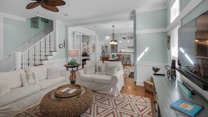 Living area - Watercolor - Watercolor Amenity Passes - Sleeps 8 (Santa Rosa Beach)