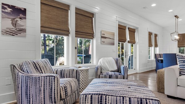 Ferienhaus, Mehrere Betten, Terrasse, Gartenblick (Friday On My Mind) | Innenbereich