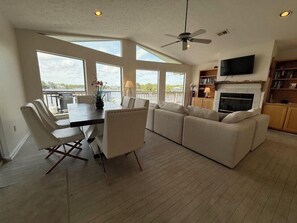 House, Multiple Beds, Patio (All's Well) | Living area | 42-inch flat-screen TV with digital channels - On a Scenic Dune Lake in Seagrove ~ Dog Friendly (Santa Rosa Beach)