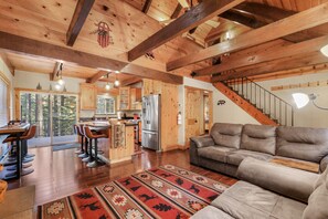 TV connectée, cheminée