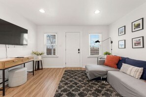 Smart TV - 2 Bedroom Beach Condo in Michigan City | Steps from Lake Michigan (Michigan City)