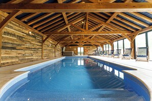 Indoor pool, a heated pool